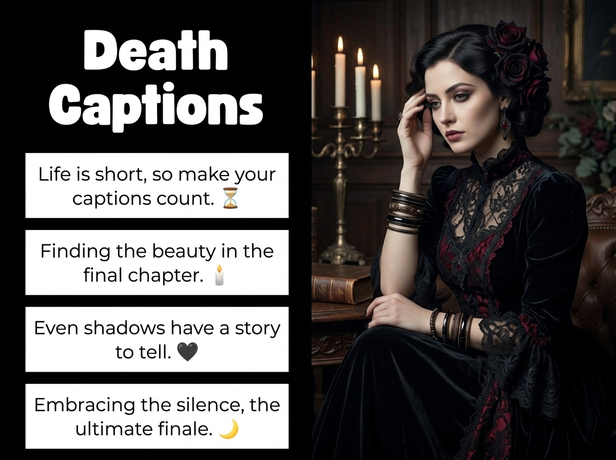 Death Captions in English