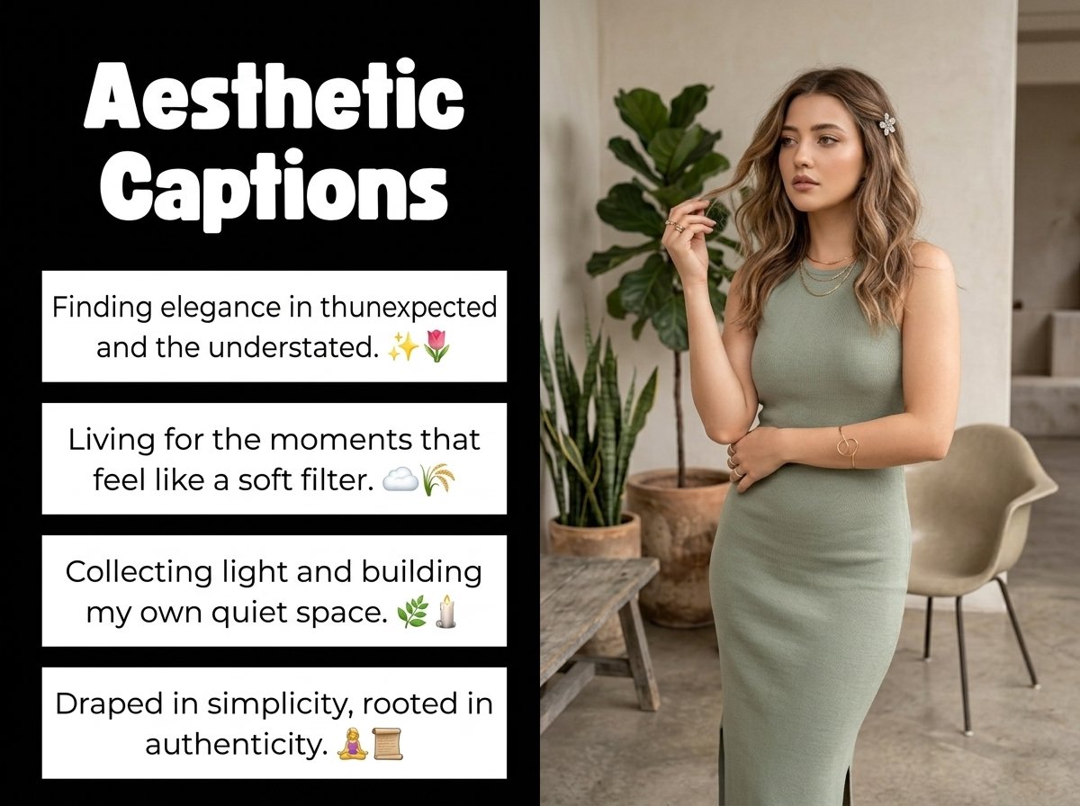 Aesthetic Captions in English
