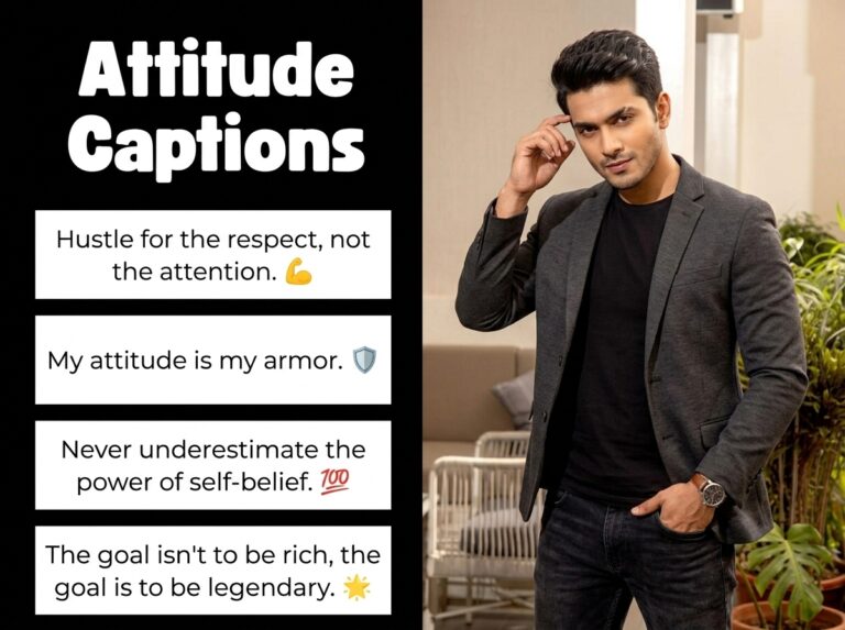 Attitude Captions in English