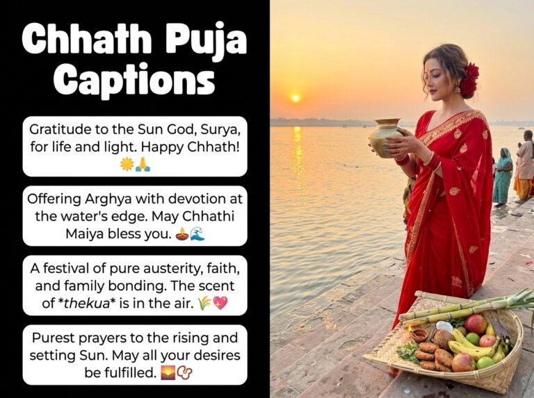 Chhath Puja Captions in English