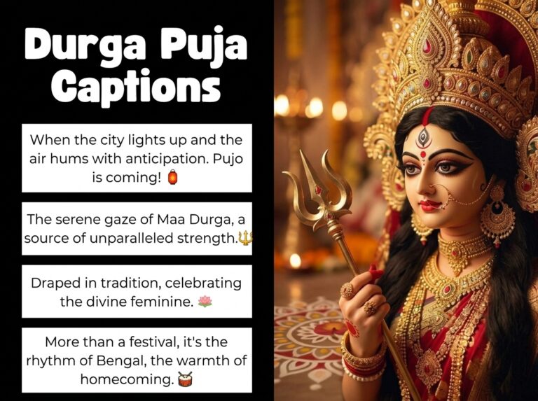 Durga Puja Captions in English