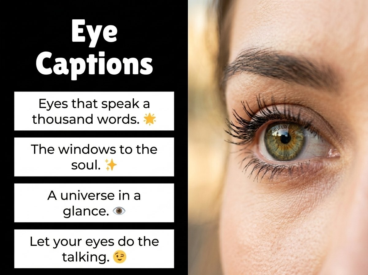 Eye Captions in English