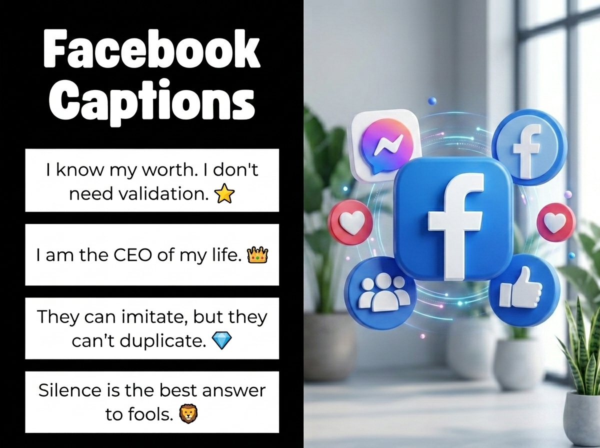 Facebook Captions in English