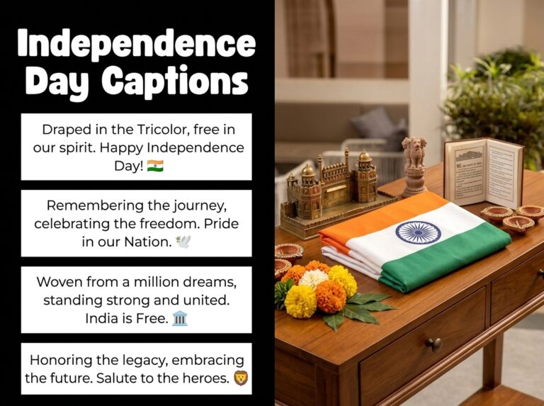 Independence Day Captions in English