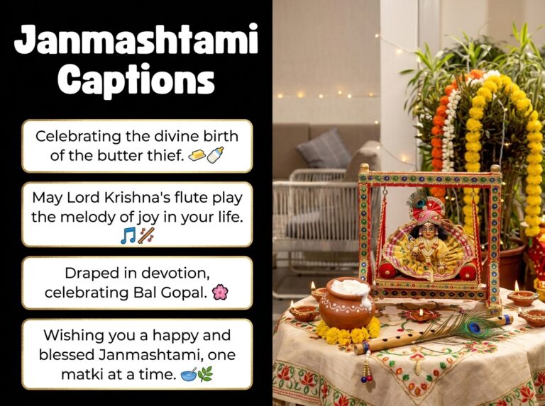 Janmashtami Captions in English
