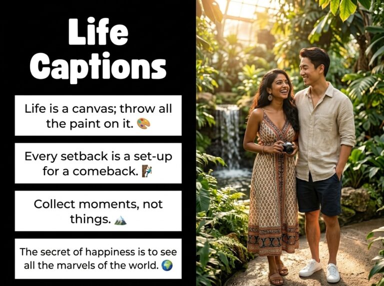 Life Captions in English