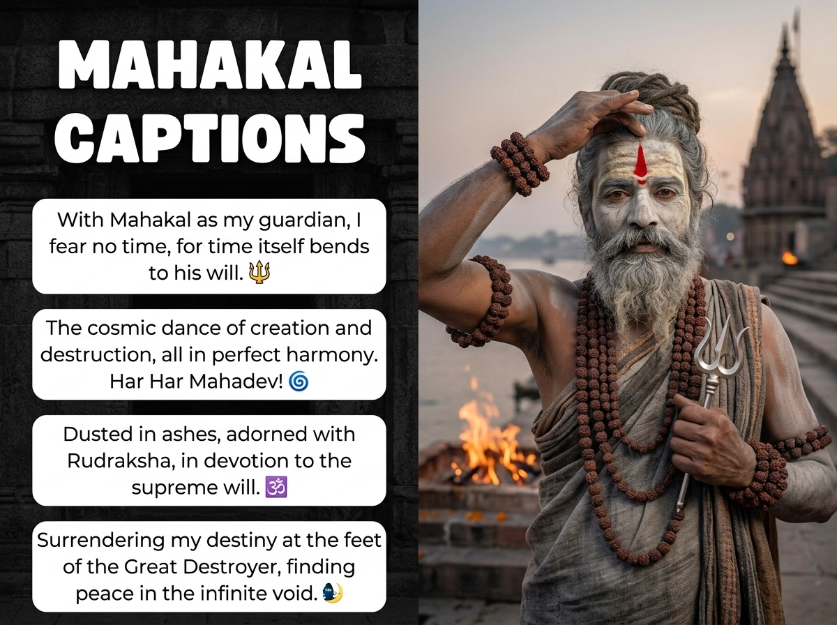 Mahakal Captions in English