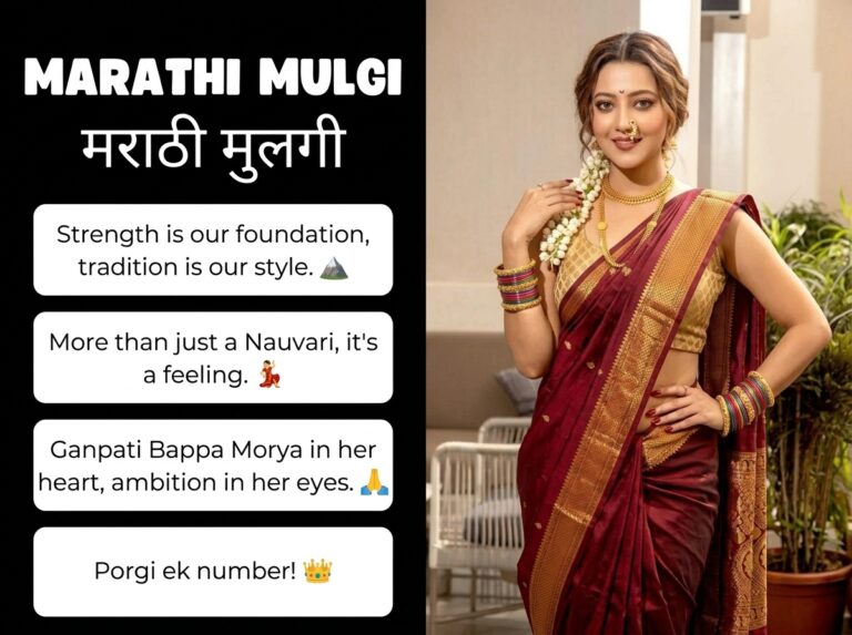 Marathi Mulgi Captions in English