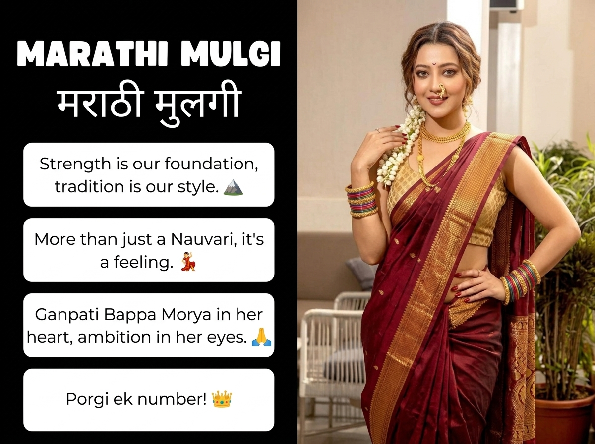 Marathi Mulgi Captions in English