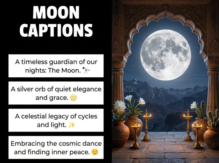 Moon Captions in English