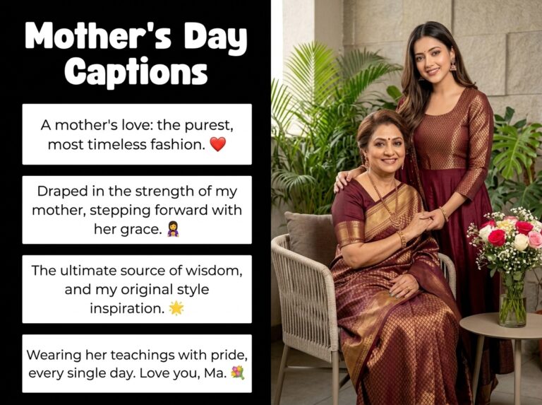 Mother's Day Captions in English