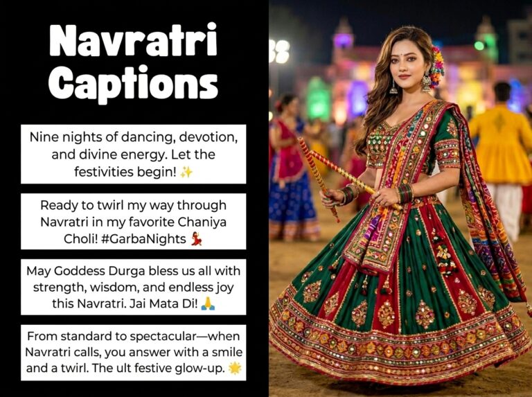 Navratri Captions in English