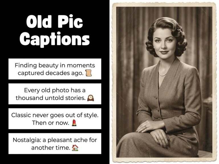 Old Pic Captions in English