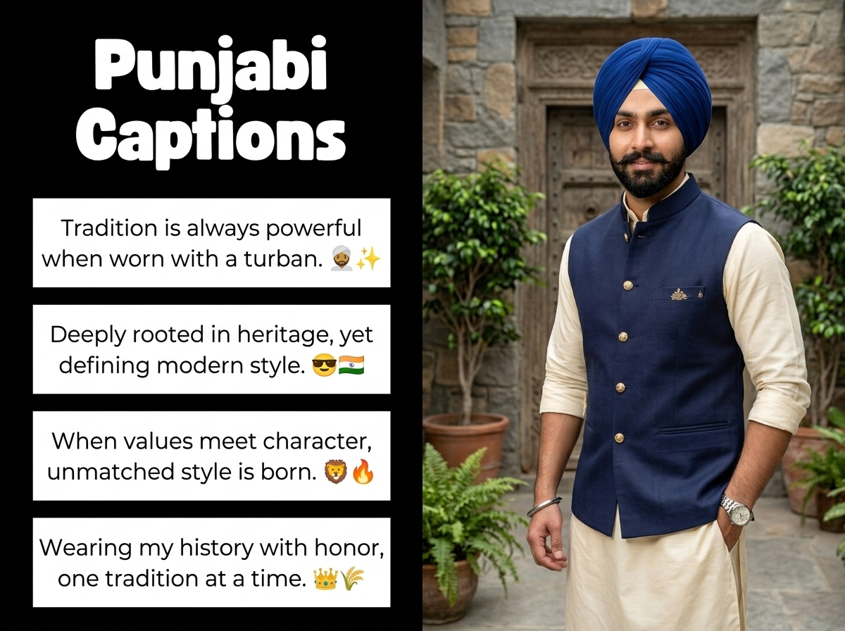 Punjabi Captions in English