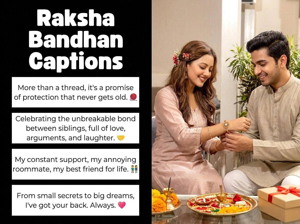 Raksha Bandhan Captions in English
