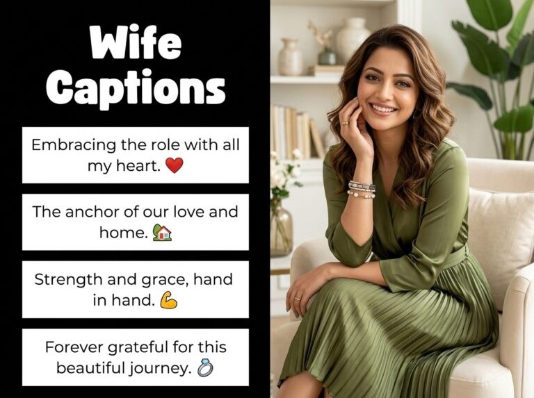 Wife Captions in English