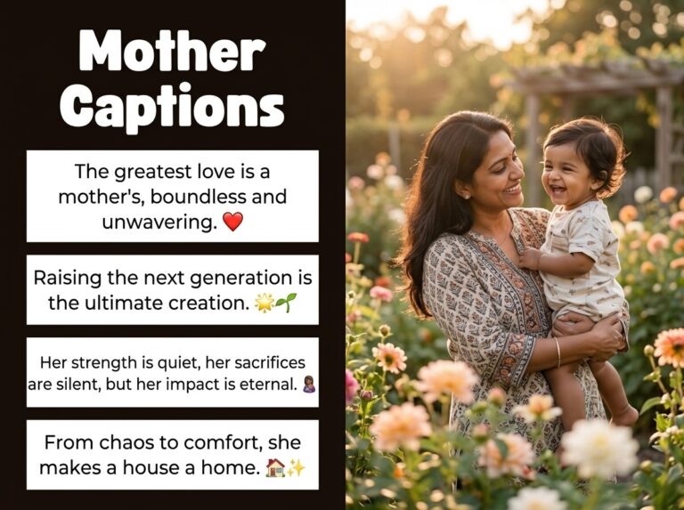 Mother Captions in English
